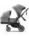 Комбинирана бебешка количка 2 в 1 Thule - Sleek, Grey Melange - 4t