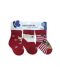 Комплект бебешки термо чорапи Kikka Boo Xmas - Памучни, 0-6 месеца, 3 чифта - 1t