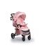 Комбинирана детска количка Cangaroo - Noble 3 в 1, розова - 3t