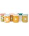 Комплект стъклени купички за храна Babymoov - ISY Bowls, 6 броя х 250 ml  - 1t