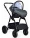 Комбинирана детска количка 3в1 Baby Giggle - Torino, тъмносива - 4t