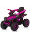 Кола за яздене с дръжка Chipolino - ATV, розова - 3t
