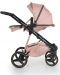 Комбинирана бебешка количка 3 в 1 Moni - Florence, розова - 8t