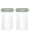 Комплект стъклени контейнери Miniland - Eco, 2 броя, 250 ml - 1t