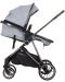 Комбинирана бебешка количка Chipolino - Аура, пепелно сива - 6t