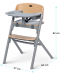 Комплект столче за хранене и шезлонг KinderKraft - Livy и Calmee, дървени - 8t