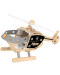 Дървен конструктор Classic World - Полицейски хеликоптер - 2t