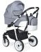 Комбинирана количка Baby Giggle - Alpina 3 в 1, тъмносива - 1t