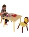 Комплект детска маса с 2 столчета Ginger Home - Animals - 8t