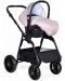 Комбинирана детска количка 3в1 Baby Giggle - Torino, розова - 4t