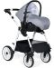 Комбинирана количка Baby Giggle - Alpina 3 в 1, тъмносива - 4t