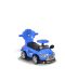 Кола за бутане с дръжка Moni - Paradise, синя - 4t
