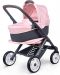 Количка за кукли 3 в 1 Smoby - Pram Quinny, светлорозова - 1t