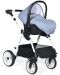 Комбинирана количка Baby Giggle - Alpina, 2 в 1, синя - 7t