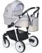 Комбинирана количка Baby Giggle - Alpina, 2 в 1, светлосива - 1t