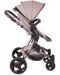 Комплект комбинирана количка и кош за новородено Baby Monsters - Premium, кафяво - 4t