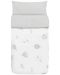 Комплект детски чаршафи Baby Clic - Nuit White, 70 х 140 cm - 1t