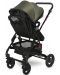 Комбинирана детска количка Lorelli - Alba Premium Set, Loden Green - 7t