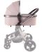 Комплект комбинирана количка и кош за новородено Baby Monsters - Premium, кафяво - 5t