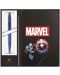 Комплект тефтер и химикалка Cross Tech2 - Marvel Captain America, A5 - 1t