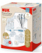 Комплект стъклени шишета Nuk Nature Sense Temperature Control - Premium Softer, 8 части  - 1t
