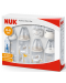 Комплект шишета Nuk  FC - Temperature Control, Perfect start, 10 части, неутрален - 2t