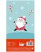 Коледни обемни стикери Коледна топка Apli Kids - Санта, 20 броя - 2t
