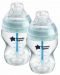 Комплект бебешки шишета Tommee Tippee Closer to Nature - Anti-Colic, 260 ml, 2 броя - 1t