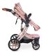 Комбинирана детска количка 2 в 1 Moni - Polly, розова - 8t