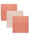 Комплект тензухени пелени Bebe-Jou - 70 х 70 cm, Wish Pink, 3 броя - 1t