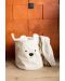 Кош за съхранение Childhome - Teddy, бял, 40 x 40 x 40 cm - 4t