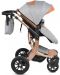 Комбинирана детска количка Moni - Sofie, сива - 4t