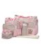 Комплект чанти Moni - Stella, розови - 1t