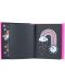 Комплект неонова книжка за оцветяване Depesche Top Model Ylvi -  С 5 цвята флумастери  - 3t