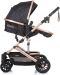 Комбинирана бебешка количка Chipolino - Естел, Абанос - 10t