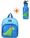 Комплект за детска градина Vadobag Pret - Раница и бутилка за вода, динозавър - 1t