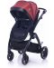 Комбинирана детска количка Lorelli - Adria, Black and Red - 5t