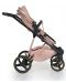 Комбинирана бебешка количка 3 в 1 Moni - Florence, розова - 7t
