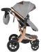 Комбинирана детска количка Moni - Sofie, тъмносива - 4t