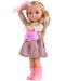 Кукла Moni - С лилава рокля и дълга руса коса, 36 cm - 1t