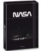 Кутия с ластик Ars Una NASA - Черна, А4 - 1t