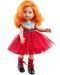 Кукла Paola Reina Amiga Funky - Сузана, с рокля с червен тюл, 32 cm - 1t