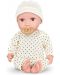 Кукла-бебе Battat Lulla Baby - С бяла пижама на точки и шапка - 2t