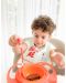 Купа за хранене с въртене на 360 градуса BabyJem - Оранжева - 2t
