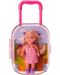 Кукла Simba Toys Evi Love - Еви в куфарче, с розова карирана рокля - 1t