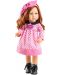 Кукла Paola Reina Soy Tú - Беки, с розовя рокля на квадратчета, 42 cm - 1t
