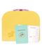 Куфарче за плюшени играчки Studio Pets - С паспорт, 16 cm, жълто - 3t