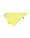 Lassig Триъгълна кърпа Bandana Yellow zigzag със силиконова гризалка - 1t