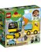 Конструктор Lego Duplo Town - Камион и екскаватор (10931) - 2t