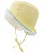 Лятна шапка с периферия Maximo - жълта на цветни точици - 1t